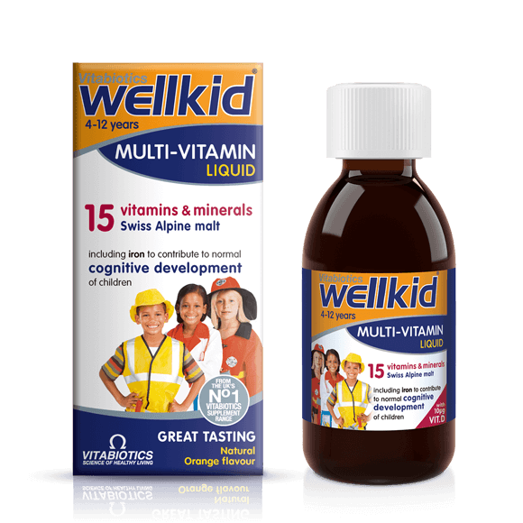 Wellkid Multivitamin Liquid 4Yrs-12Yrs 150ml